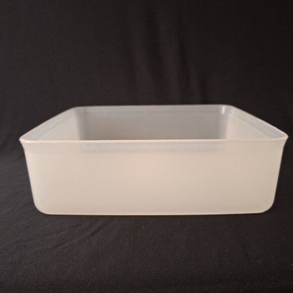 Vintage Tupperware Square Away Sandwich Keeper Sheer Without Lid - Picture 5 of 11